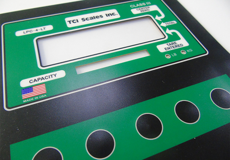 電子稱用薄膜開關(guān)帶LED指示燈 JPX100915-000098