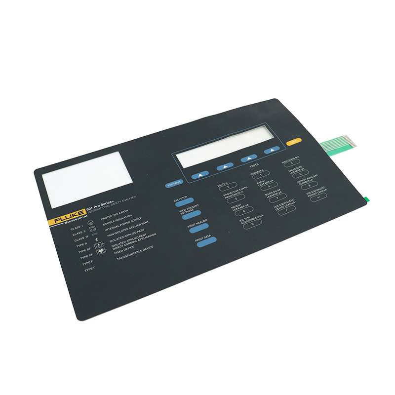 薄膜開關(guān)面板廠家軌道交通造型美觀 